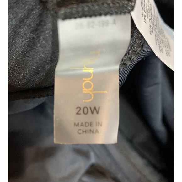 Mynah Swim Skirt Black Mid Rise Tummy Panel Plus Women's 20w NEW - Picture 4 of 6